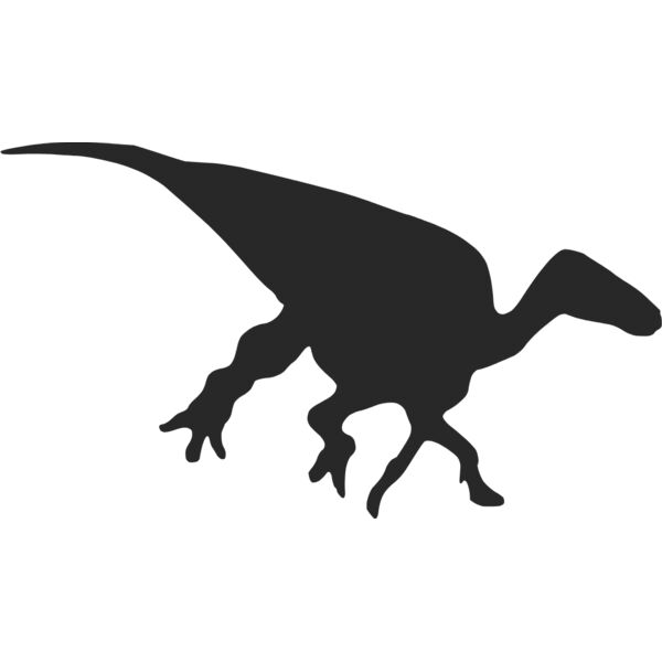 Raptor Dinosaur Silhouette 5 Thumbnail