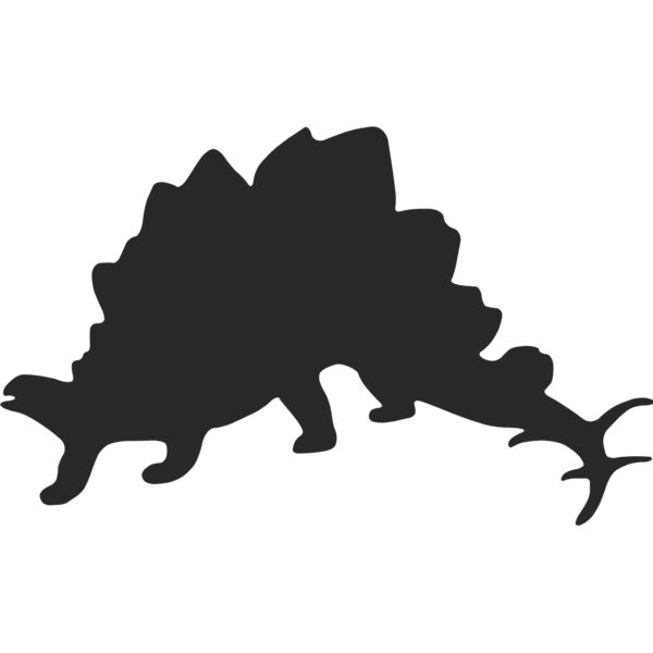 Stegosaurus Dinosaur Silhouette 1 Thumbnail