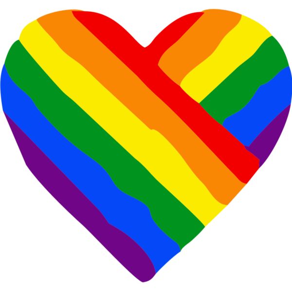 LGBT Gay Pride Rainbow Heart 3 Thumbnail