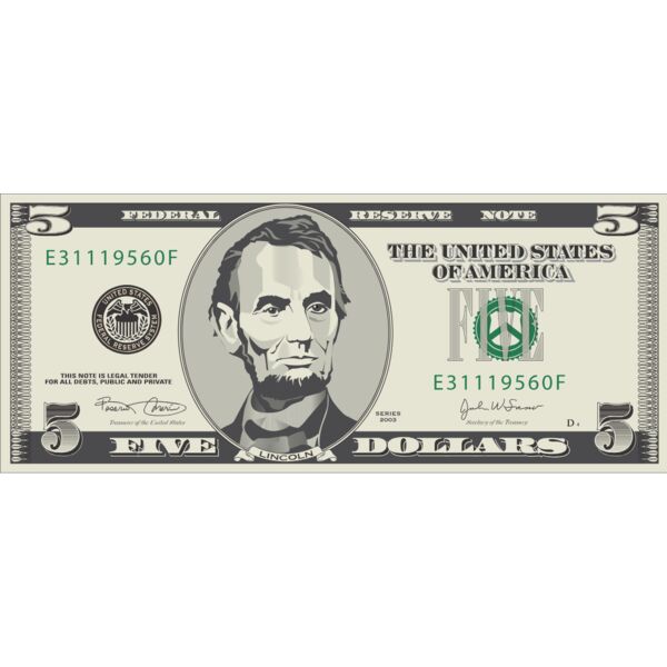 Five Dollar Bill 1 Thumbnail