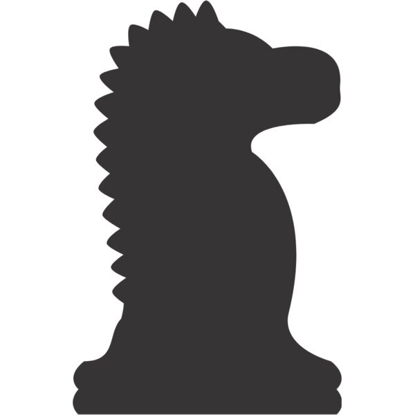 Knight Chess Piece Silhouette 1 Thumbnail