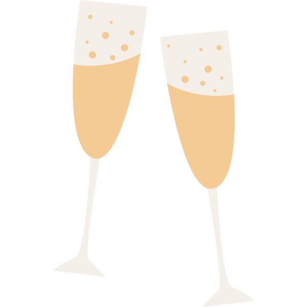 Christmas Champagne Glass 1 Thumbnail