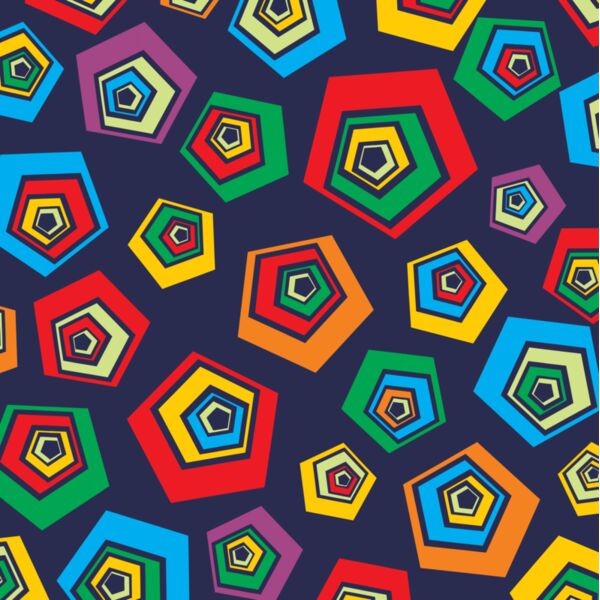 Groovy Pentagon background 1 Thumbnail