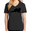 Ladies Core Cotton V-Neck Tee Thumbnail
