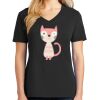 Ladies Core Cotton V-Neck Tee Thumbnail