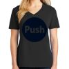 Ladies Core Cotton V-Neck Tee Thumbnail