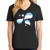 Ladies Core Cotton V-Neck Tee Thumbnail