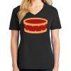 Ladies Core Cotton V-Neck Tee Thumbnail